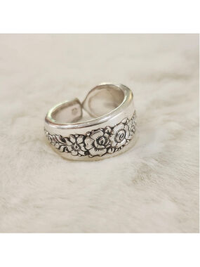 Silverwear Ring Size 7 ONEIDA silverplate ROYAL ROSE